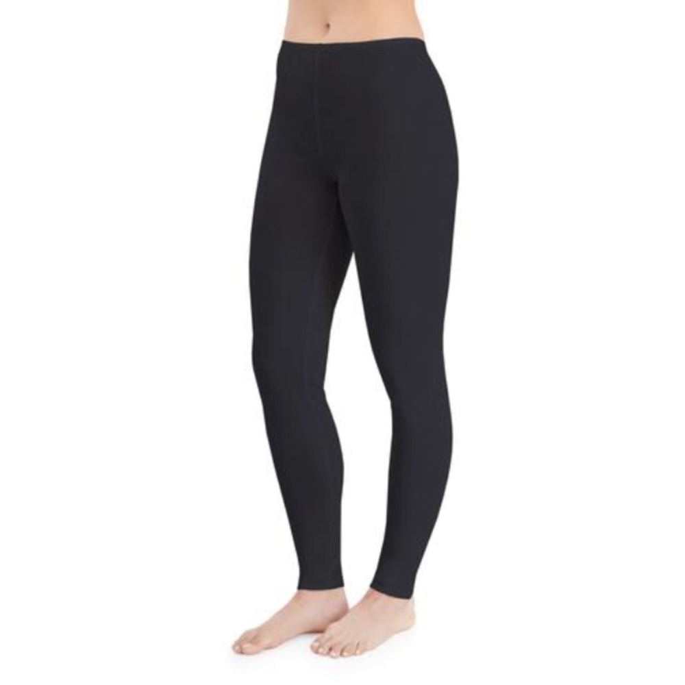 Cuddl Duds Climatesmart Legging, Black, M